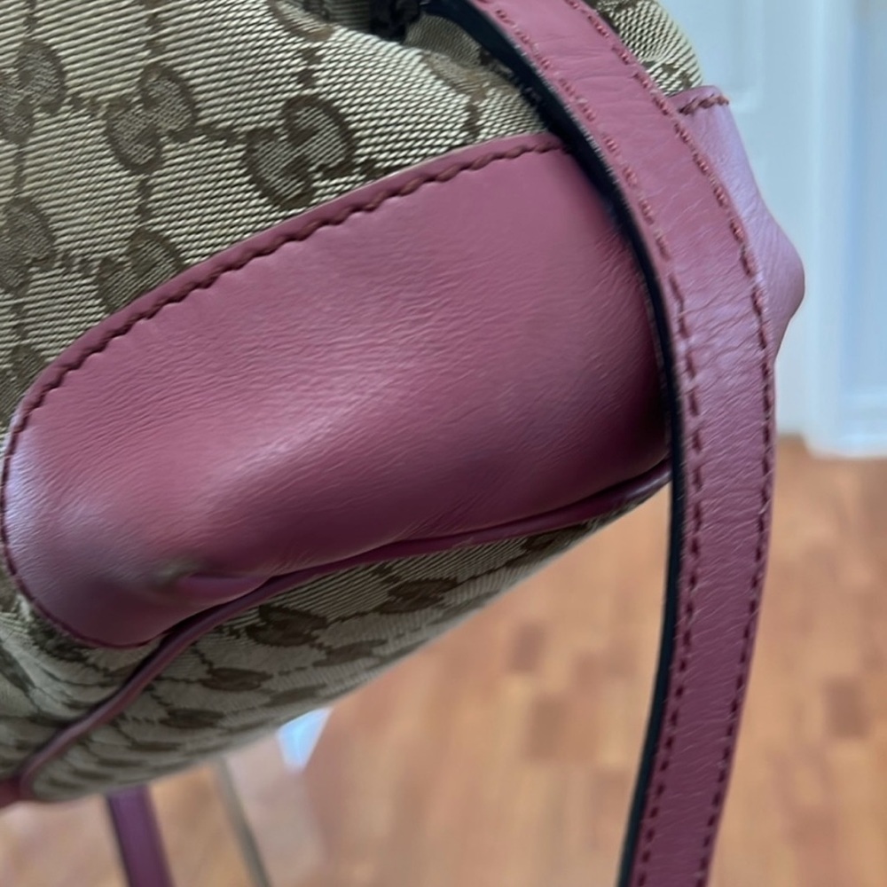 Pink Original GG Canvas Sukey Handbag Large - Picture 10 of 10